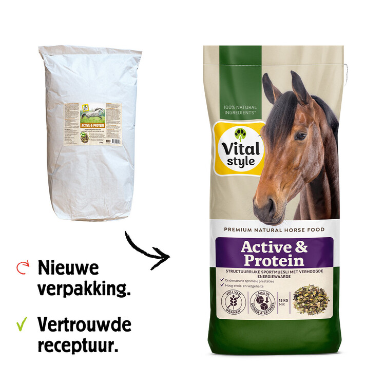 VITALstyle Muesli Active & Protein 15kg