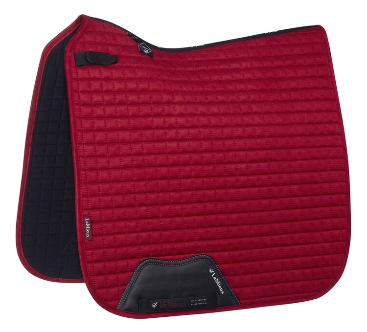 LeMieux Zadeldek Luxery Suede Dressage Square