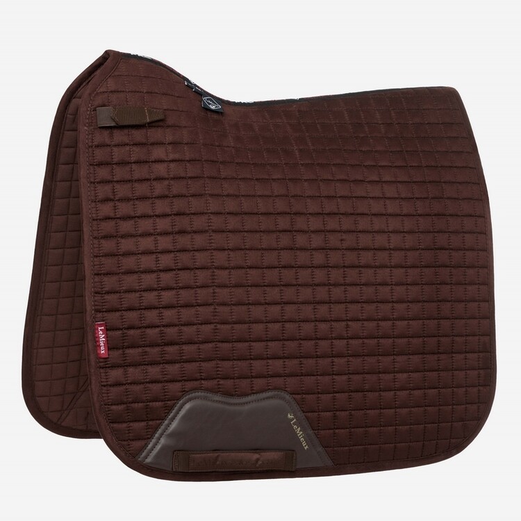 LeMieux Zadeldek Luxery Suede Dressage Square