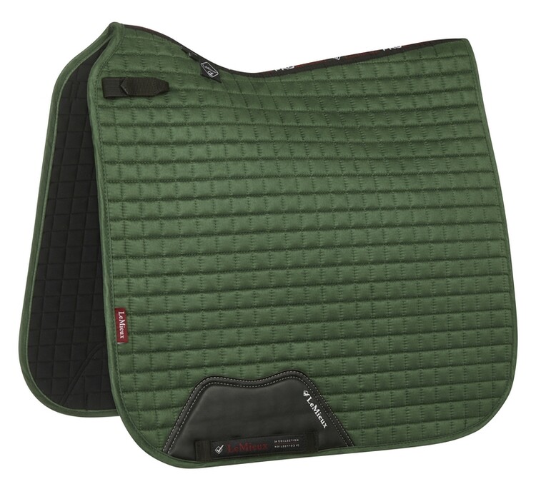 LeMieux Zadeldek Luxery Suede Dressage Square