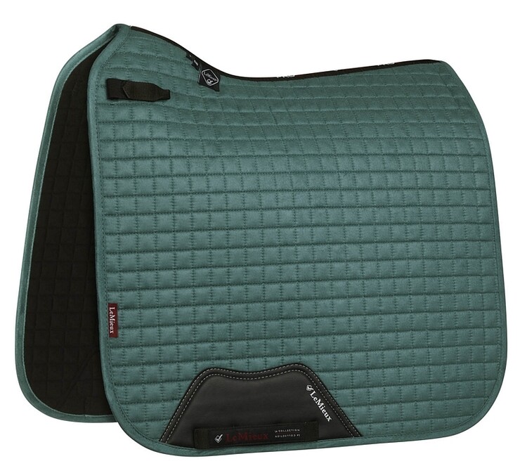 LeMieux Zadeldek Luxery Suede Dressage Square
