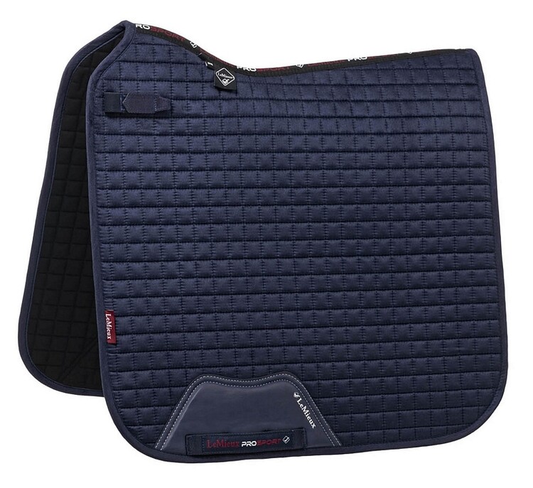 LeMieux Zadeldek Luxery Suede Dressage Square