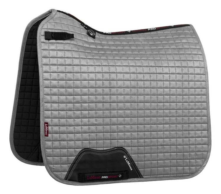 LeMieux Zadeldek Luxery Suede Dressage Square