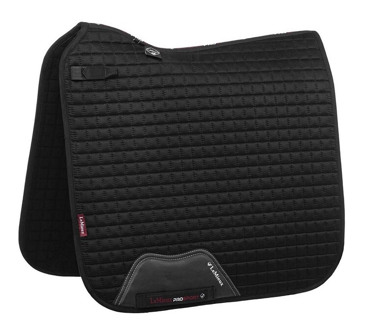 LeMieux Zadeldek Luxery Suede Dressage Square