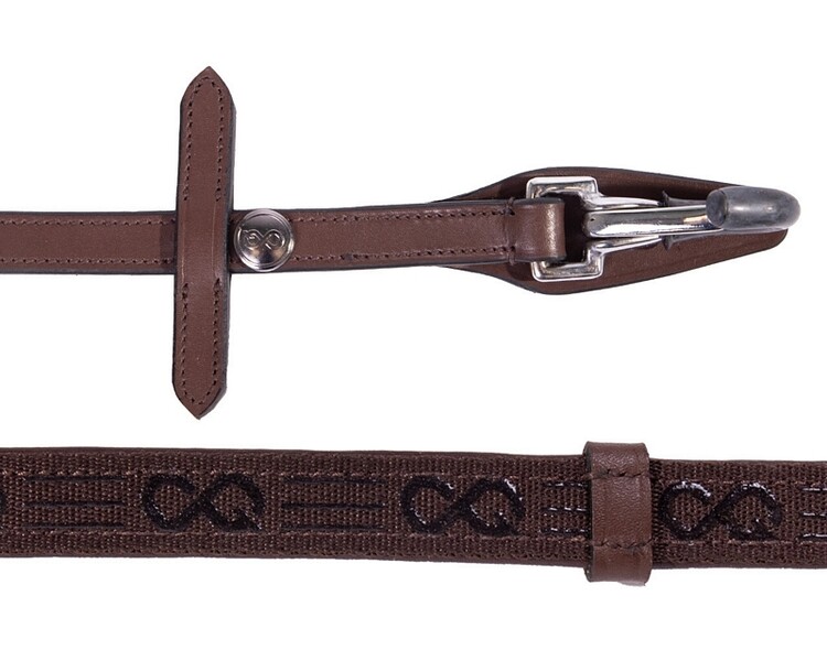 PresTeq Teugel FayRein met clip + stops(8cm)