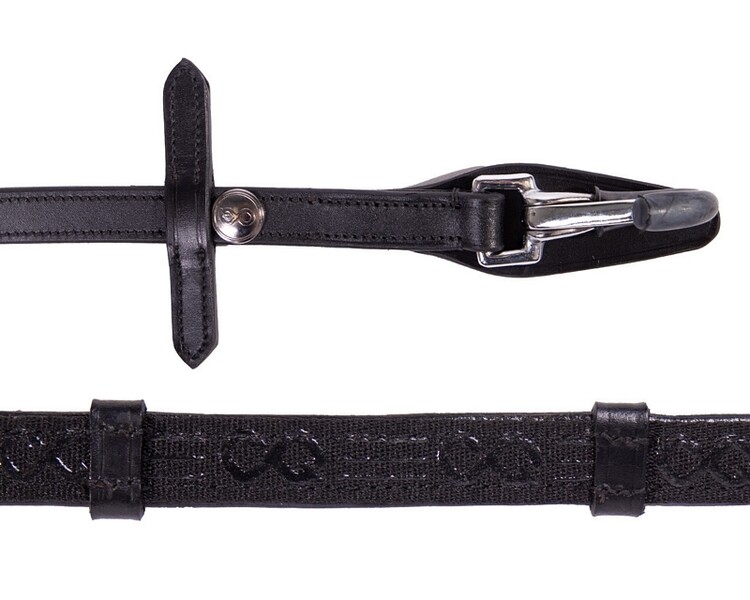 PresTeq Teugel FayRein met clip + stops(8cm)
