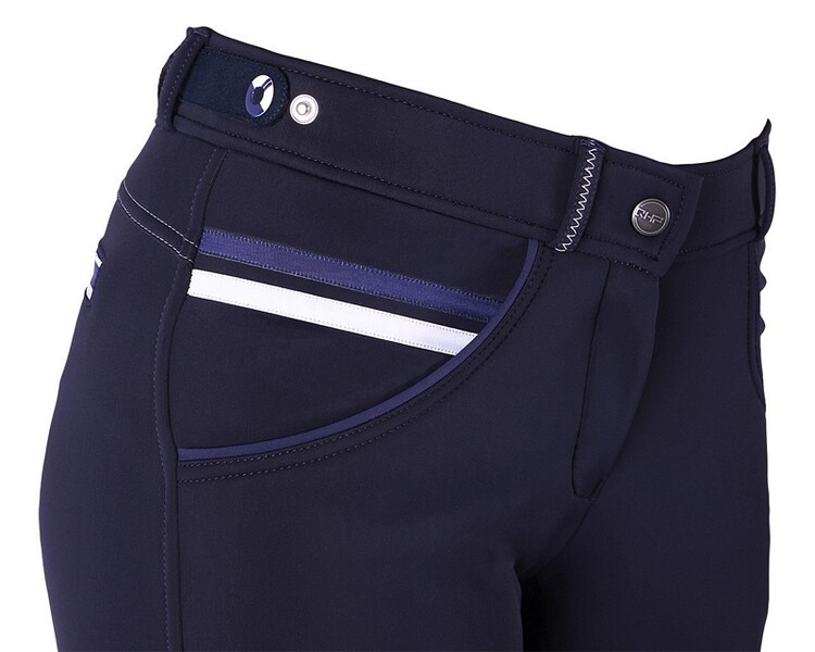 QHP Rijbroek softshell Emma anti-slip zitvlak