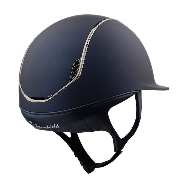 Samshield 2.0 Shadowmatt veiligheidscap Full Swarovski