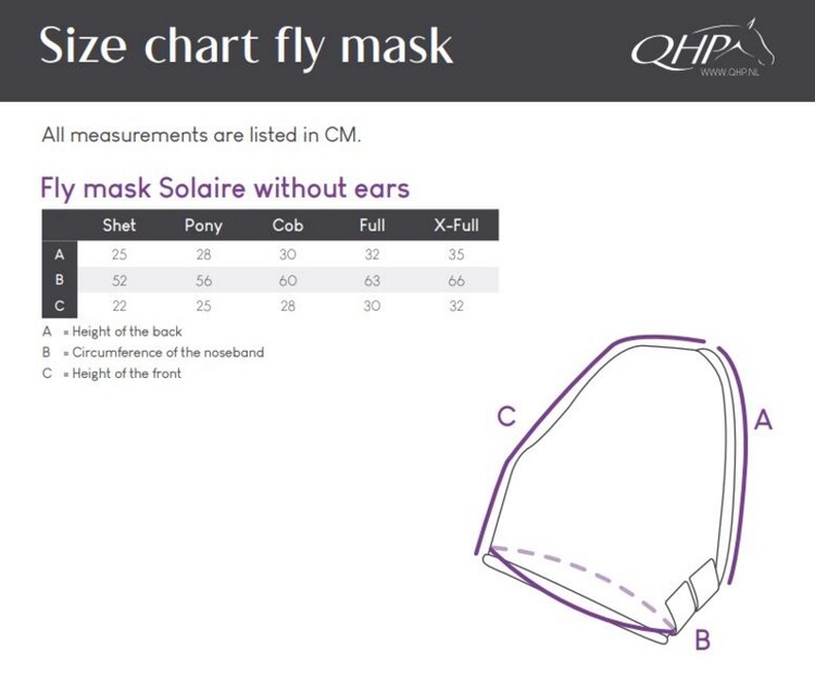 QHP Vliegenmasker Solaire zonder oren