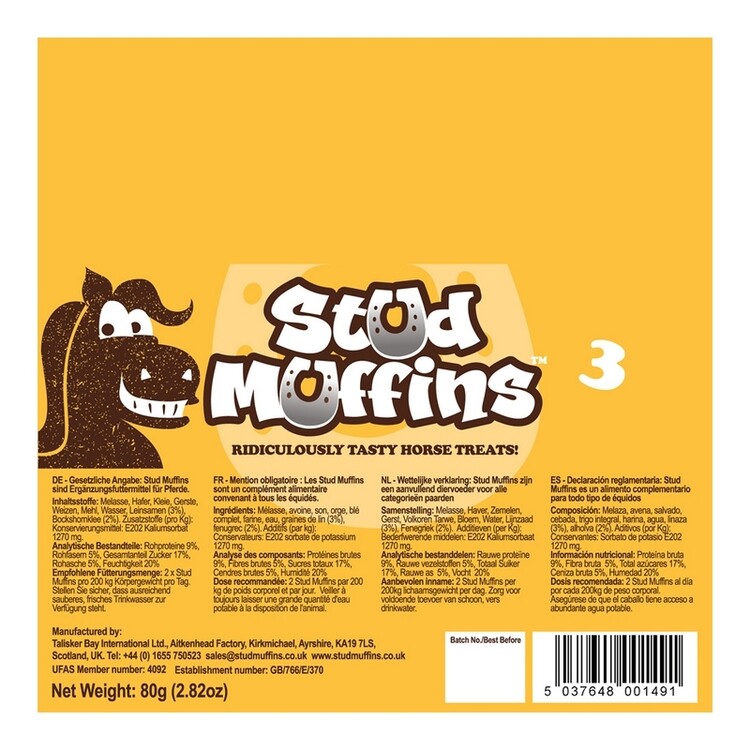 Stud Muffins paardenkoekjes