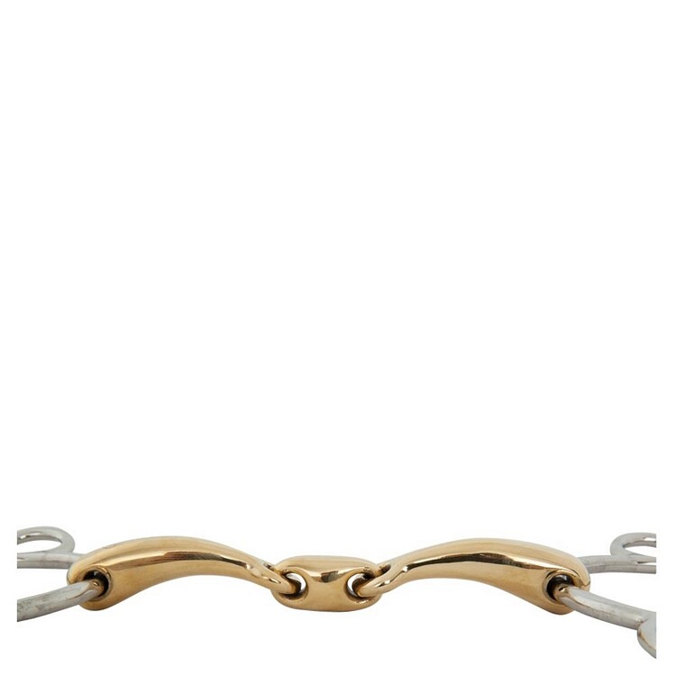 BR dubbel gebroken Pessoa watertrens Soft Contact 12 mm Ø middelste ring 70 mm