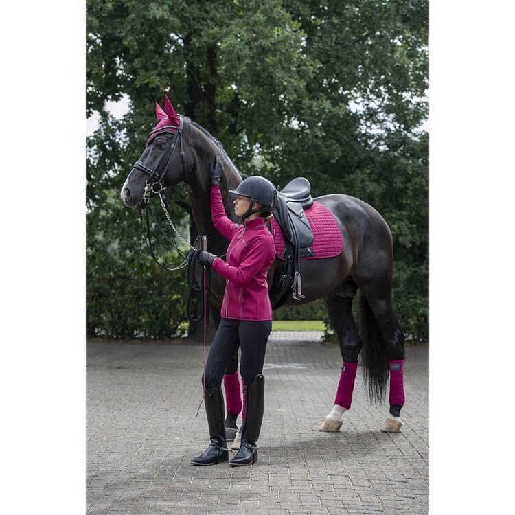 LeMieux Zadeldek Luxery Suede Dressage Square