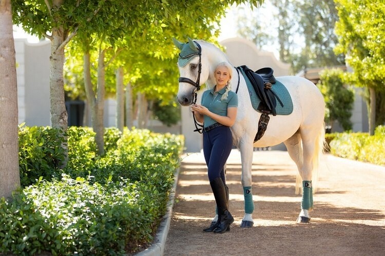 LeMieux Zadeldek Luxery Suede Dressage Square