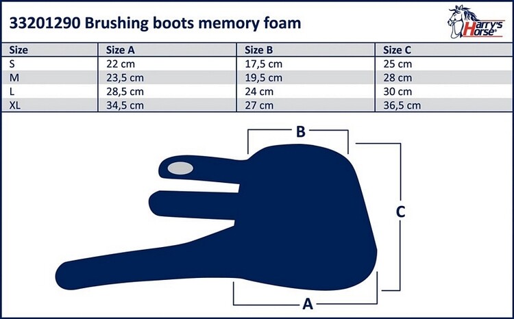 Hary's Horse Beenbeschermer Memoryfoam