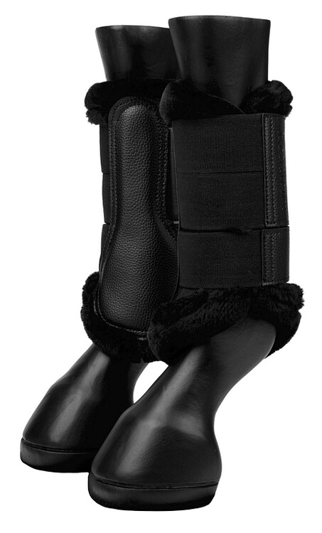 LeMieux Fleece Edge Mesh Brushing Boots