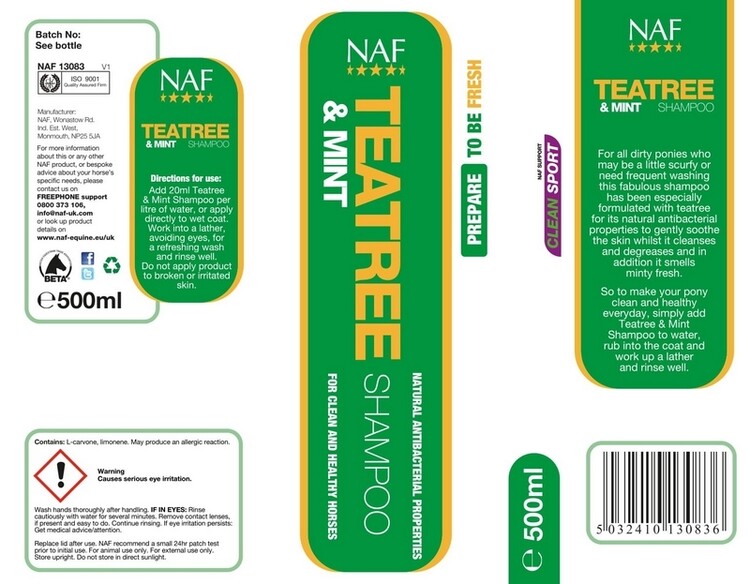 NAF Teatree & Mint Shampoo