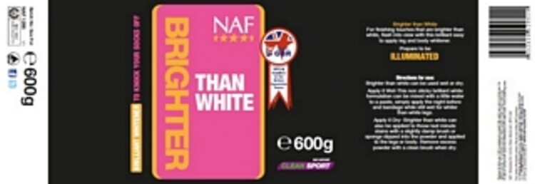 NAF Brighter than White