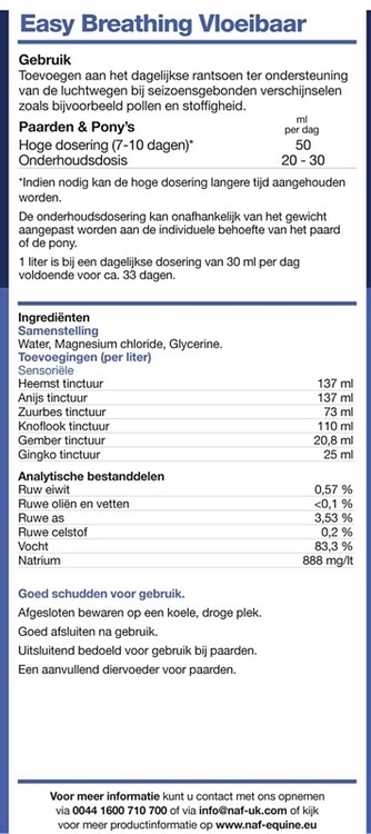 Easy Breathing Liquid 1L