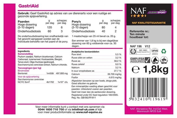 NAF GastriAid 1.8kg