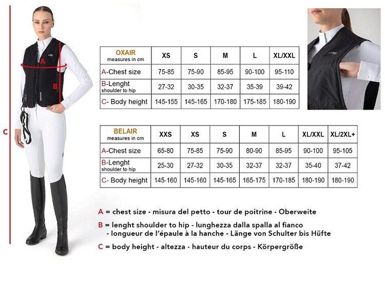 Equiline by Allshot Airbagvest Belair