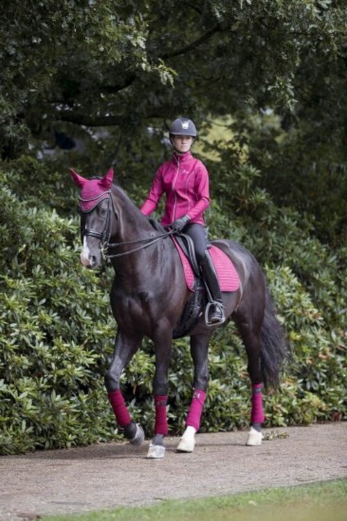 LeMieux Zadeldek Luxery Suede Dressage Square