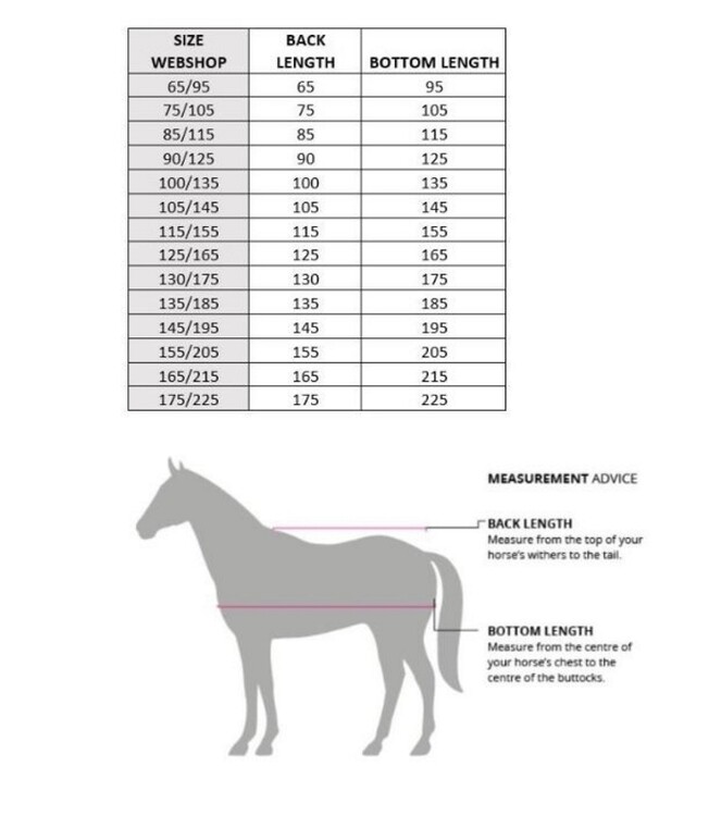 QHP Regendeken Turnout 200grs Falabella