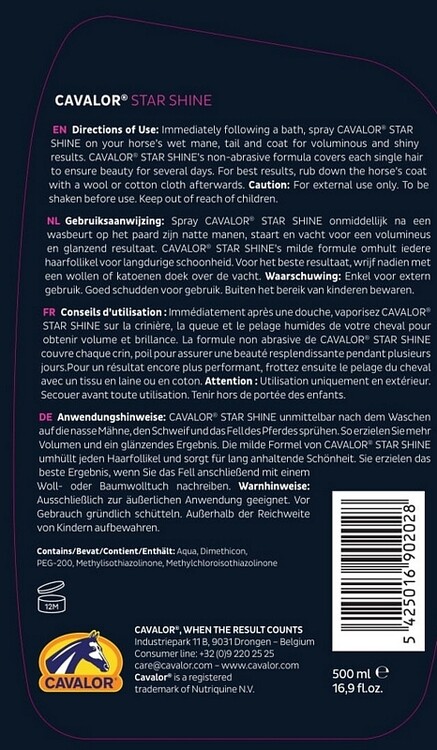 Cavalor Star shine 500ml