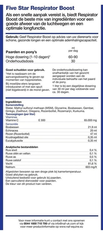 NAF Respirator Boost 1L