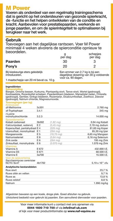 NAF M Power 900gr