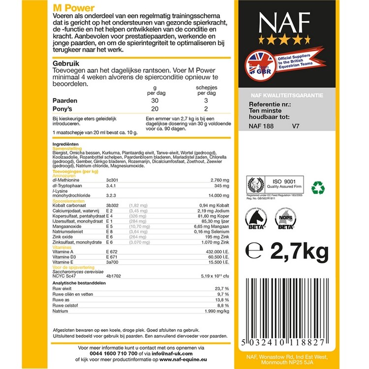 NAF M Power 2.7kg