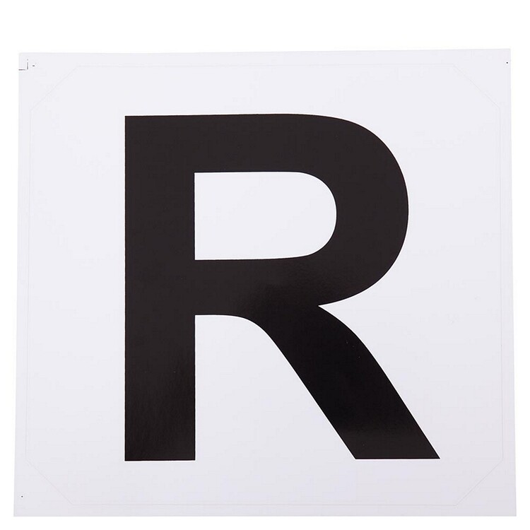 Premiere Manegeletter Stickers R-V-P-S