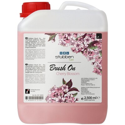 Stübben Brush On Cherry Blossom staart- en manenspray Refill 2,5L